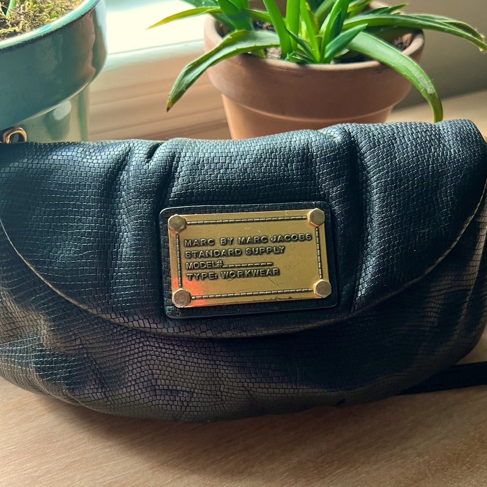 Marc by Marc Jacobsen croc crossbody purse